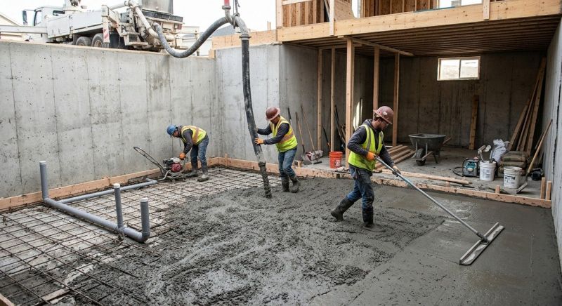 Basement Concrete Installation in Inverness, FL