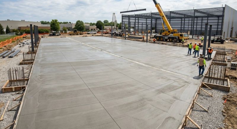 Commercial Slab Installation in Bushnell, FL