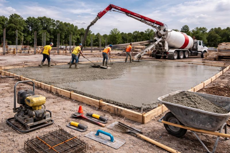 Commercial Slab Installation in Dade City, FL