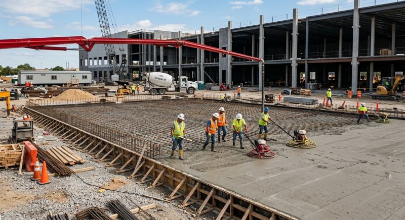 Commercial Slab Installation in Land O Lakes, FL