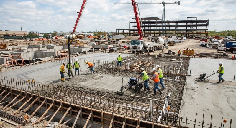 Commercial Slab Installation in Brooksville, FL