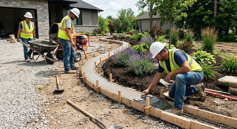 Concrete Border Installation in Dade City, FL