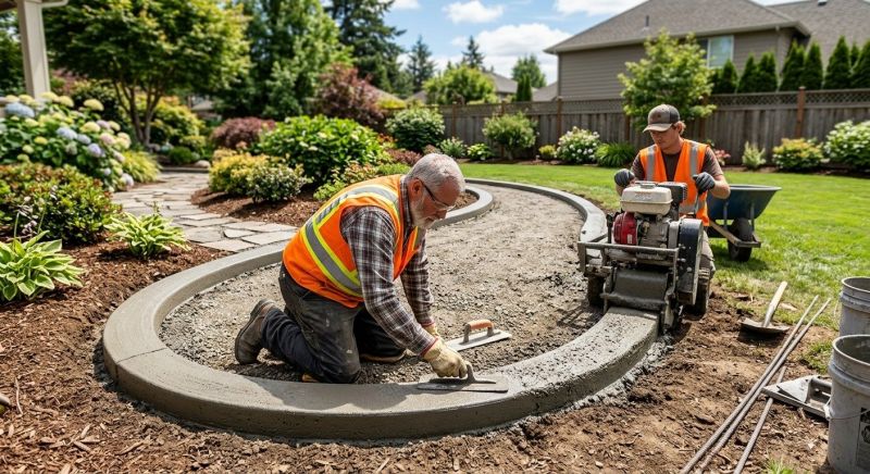 Concrete Border Installation in Brooksville, FL