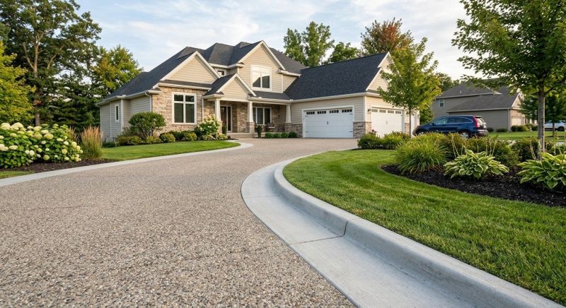 Concrete Driveway Curbing in Brooksville, FL