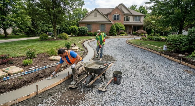 Concrete Edging Installation in Spring Hill, FL