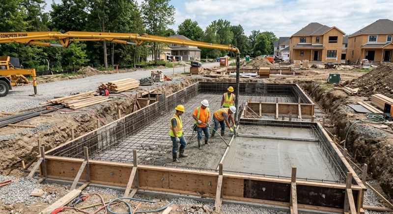 Concrete Foundation Installation in Bushnell, FL