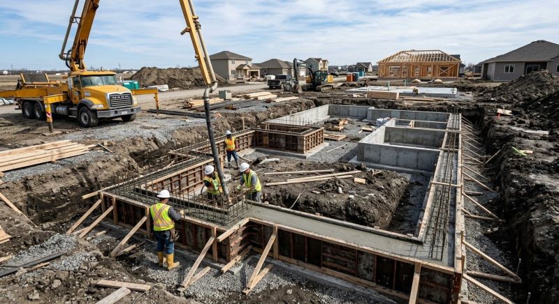 Concrete Foundation Installation in Land O Lakes, FL