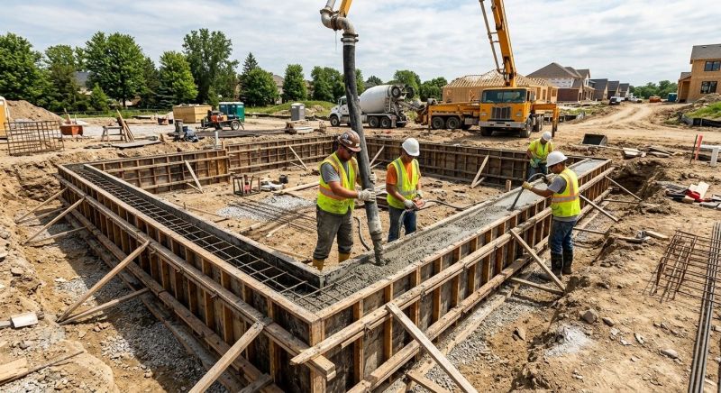 Foundation Wall Pouring in Land O Lakes, FL