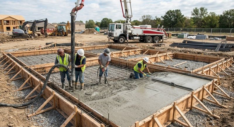 Foundation Wall Pouring in Brooksville, FL