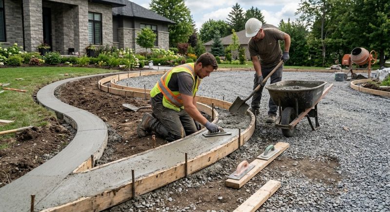 Driveway Edging Installation