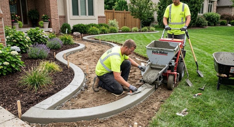 Concrete Edging Installation in Land O Lakes, FL